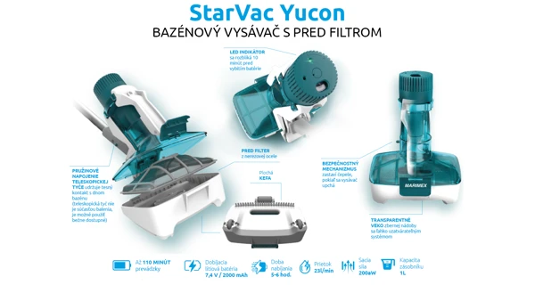 Bazénový vysávač Marimex StarVac Yucon