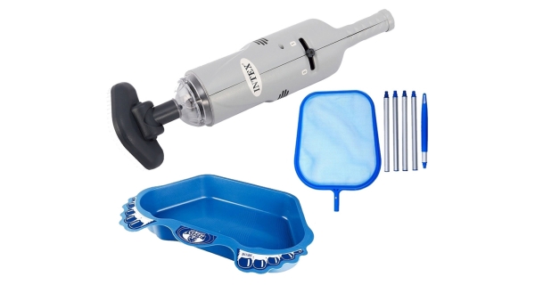 Bazénový vysávač Star Vac Aku + hladinová sieťka + vanička na oplach nôh