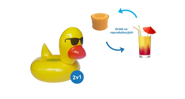 Bezdrôtový plávajúci reproduktor