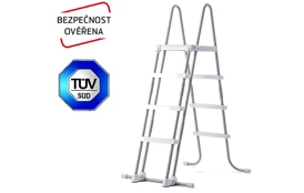 Bezpečnostné schodíky k bazénom - výška steny do 1,22 m