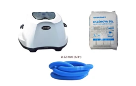 Chlorinátor s E.C.O. + bazénová soľ + hadice