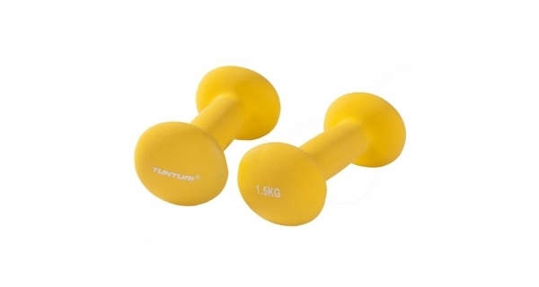 Činka neoprén 1,5 kg TUNTURI žltá