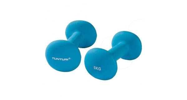 Činka neoprén TUNTURI 5 kg, modrá