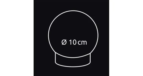 Crystal ťažítko s cezmínou 10 LED