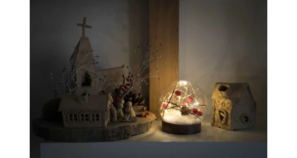 Crystal ťažítko s cezmínou 10 LED