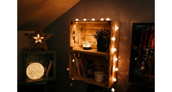 Crystal ťažítko s cezmínou 10 LED