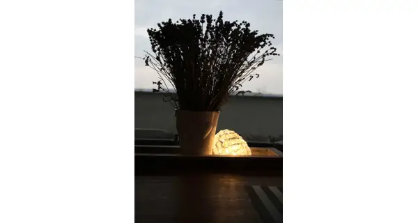 Crystal závesná biela šiška  10 LED