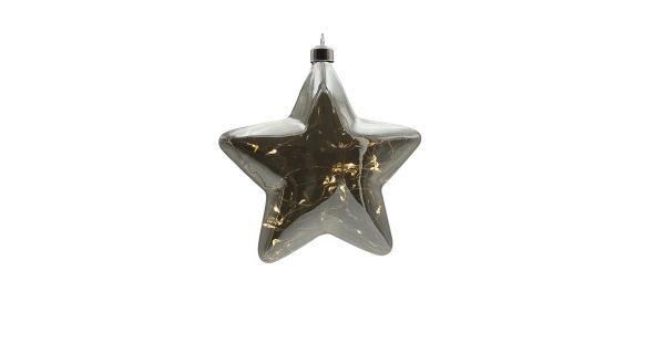 Crystal závesná hviezda  12 LED