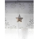 Crystal závesná hviezda  12 LED