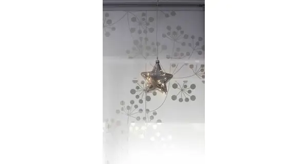 Crystal závesná hviezda  12 LED