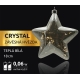Crystal závesná hviezda 15 LED