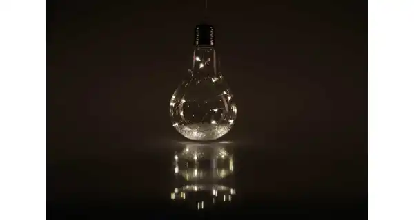 Crystal závesná žiarovka 15 LED