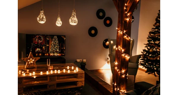 Crystal závesná žiarovka 15 LED