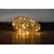 Crystal závesná zlatá šiška 15 LED