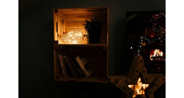 Crystal závesná zlatá šiška 15 LED