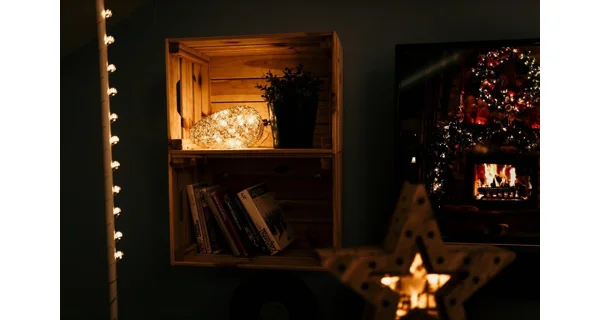 Crystal závesná zlatá šiška 15 LED