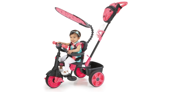 Deluxe Trojkolka 4v1 ružová