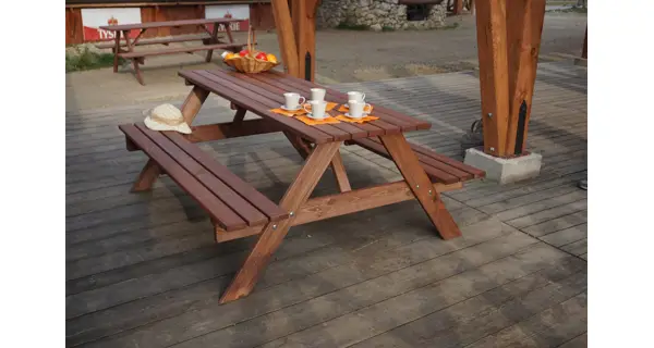 Detská drevená súprava PIKNIK 180 cm