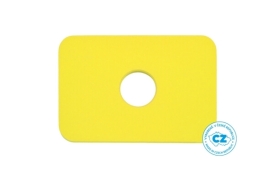 Detská plavecká doska Obdĺžnik -žltá