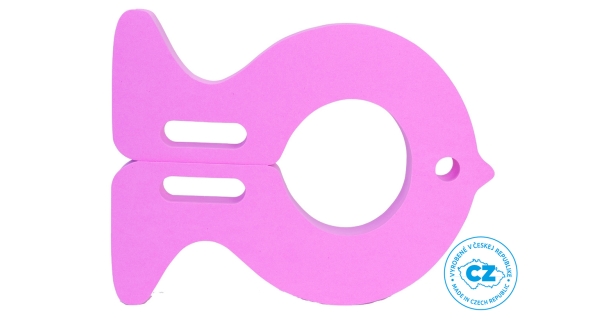 Detská plavecká doska Ryba - ružová