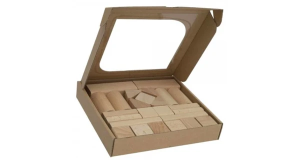 Detské drevené kocky 25 ks