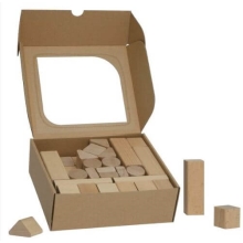 Detské drevené kocky 50 ks