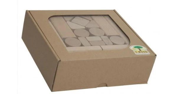 Detské drevené kocky 50 ks