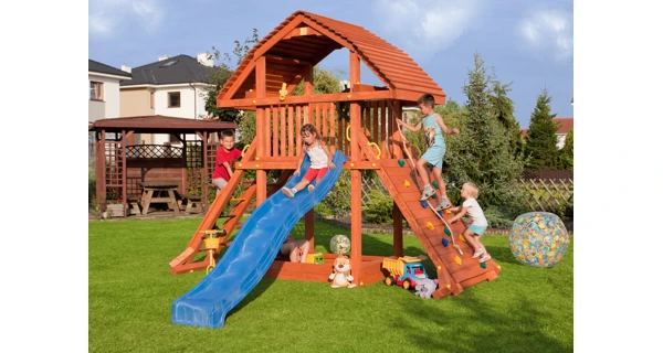 Detské ihrisko Marimex Play 003 + modrá šmykľavka