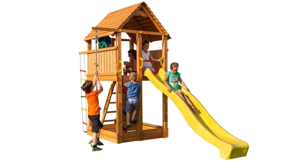 Detské ihrisko Marimex Play 004 + žltá šmykľavka