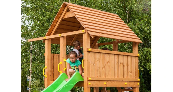 Detské ihrisko Marimex Play 004 + žltá šmykľavka