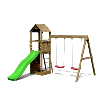 Detské ihrisko Marimex Play 006 Akát + zelená šmykľavka