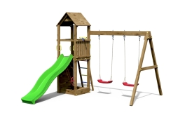 Detské ihrisko Marimex Play 006 Akát + zelená šmykľavka