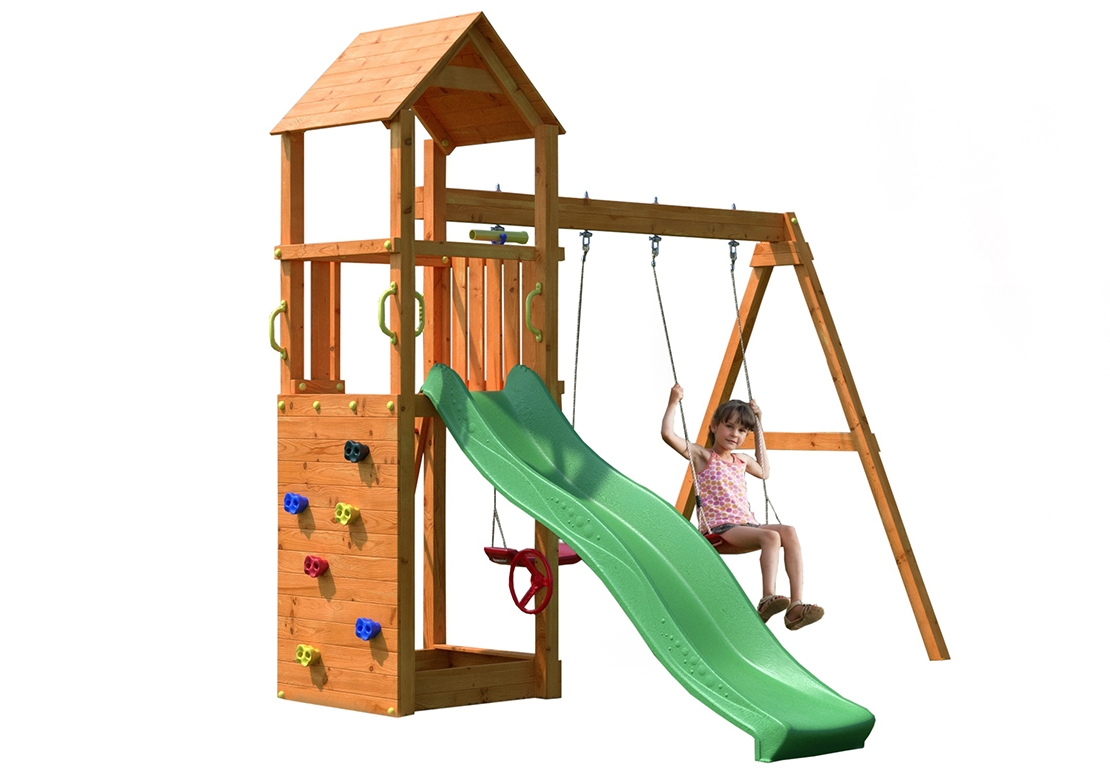 Marimex | Detské ihrisko Marimex Play 006 + zelená šmykľavka | 11640132