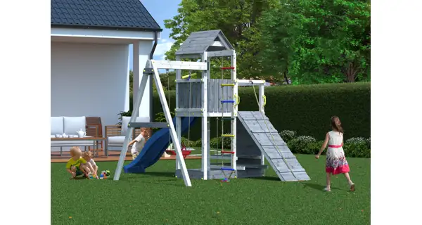 Detské ihrisko Marimex Play 009 - sivobiele