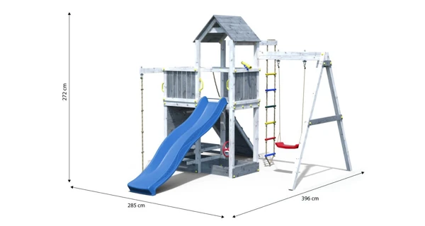 Detské ihrisko Marimex Play 009 - sivobiele