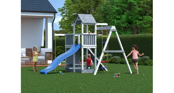 Detské ihrisko Marimex Play 009 - sivobiele