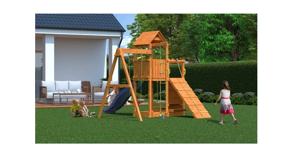 Detské ihrisko Marimex Play 009 + zelená šmykľavka