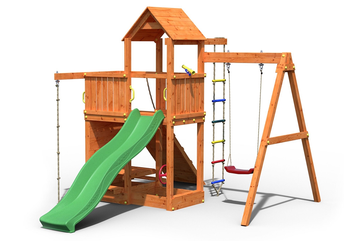 Marimex | Detské ihrisko Marimex Play 009 + zelená šmykľavka | 11640174