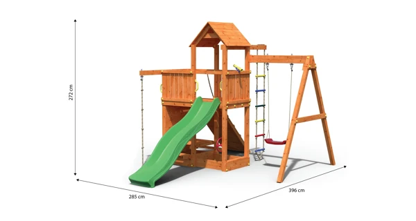 Detské ihrisko Marimex Play 009 + zelená šmykľavka