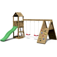 Detské ihrisko Marimex Play 018 Akát + zelená šmykľavka