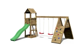 Detské ihrisko Marimex Play 018 Akát + zelená šmykľavka