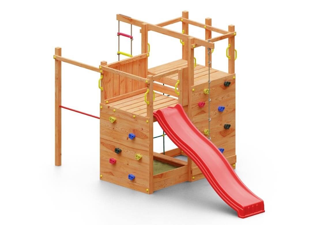 Marimex | Detské ihrisko Marimex Play 020 + červená šmykľavka | 11640368