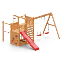 Detské ihrisko Marimex Play 021 + červená šmykľavka