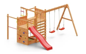 Detské ihrisko Marimex Play 021 + červená šmykľavka