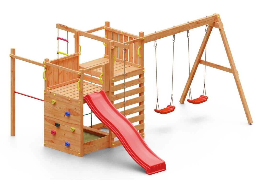 Marimex | Detské ihrisko Marimex Play 021 + červená šmykľavka | 11640369