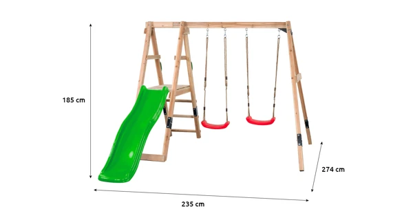 Detské ihrisko Marimex Play 023 + zelená šmykľavka