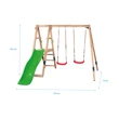 Detské ihrisko Marimex Play 023 + zelená šmykľavka
