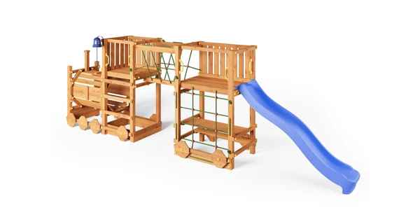Detské ihrisko Marimex Play 025 + modrá šmykľavka