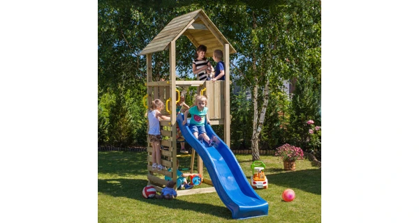 Detské ihrisko Marimex Play Basic 001 + modrá šmykľavka