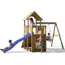 Detské ihrisko Marimex Play Basic 003 + modrá šmykľavka